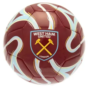 FOREVER COLLECTIBLES - Fotbalový míč WEST HAM UNITED FC Football CC (velikost 5)
