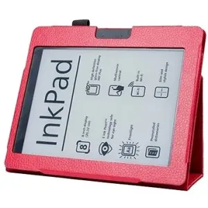 Pocketbook 801 / 840 FORTRESS FT151 červené pouzdro - magnet
