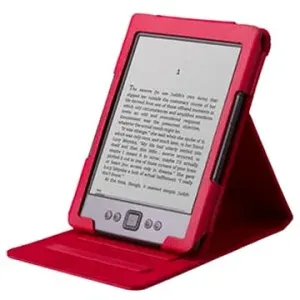 Shield Pro - obal na Amazon Kindle 4/5 - červené, stojánek