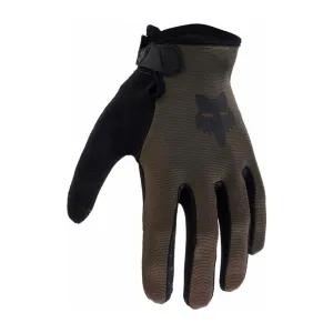 FOX Cyklistické rukavice dlouhoprsté - RANGER - černá/hnědá XL