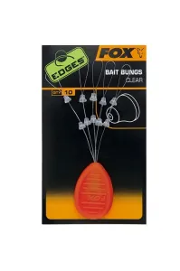 Fox Zarážky Edges Bait Bungs Clear 10ks #3214766
