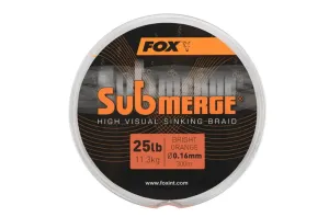 Fox Šňůra Submerge High Visual Orange Sinking Braid - 0,20mm 300m