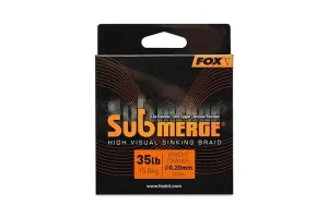 Fox Šňůra Submerge Submerge Orange Sinking Braid - 0,25mm  300m