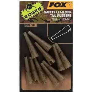 Fox Edges Camo Size 7 Lead Clip Tail Rubbers 10ks