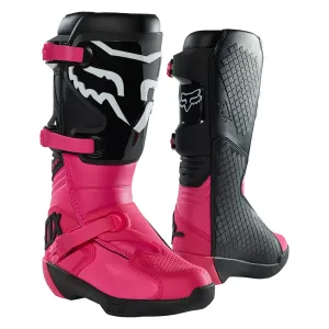 Dámské motokrosové boty FOX Comp Buckle Black Pink MX23  černá/růžová  8
