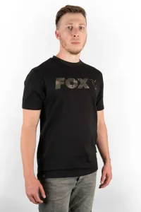 Fox Triko Black/Camo Chest Print T-Shirt - XXL