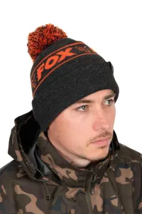 Fox Zimní čepice Collection Bobble Black & Orange