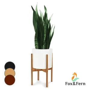 Fox & Fern Deventer, stojany na rostliny, pro květináče 20,3–30,5 cm  Ø, 2 výšky, bambusové provazy #760406
