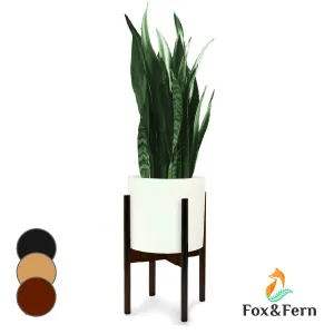 Fox & Fern Deventer, stojany na rostliny, pro květináče 20,3–30,5 cm  Ø, 2 výšky, bambusové provazy #760404