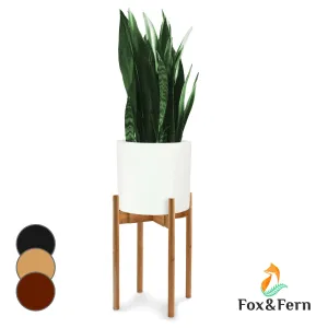 Fox & Fern Deventer, stojany na rostliny, pro květináče 20,3–30,5 cm  Ø, 2 výšky, bambusové provazy #760405