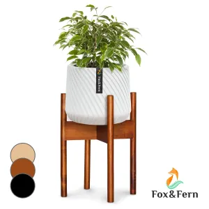 Fox & Fern Zeist, stojany na květiny, 2 výšky, kombinovatelné, zástrčný design, přírodní #760398