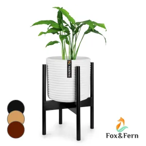 Fox & Fern Zeist, stojany na květiny, 2 výšky, kombinovatelné, zástrčný design, přírodní #760442