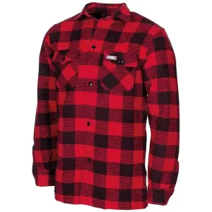 Dřevorubecké tričko Fox Outdoor, červené a černé - S