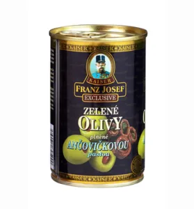 Franz Josef Kaiser Olivy zelené plněné ančovičkou 300 g #1156146