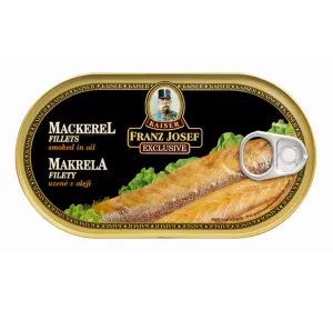 Franz Josef Kaiser Makrela uzená filety v rostlinném oleji 170 g #1156139