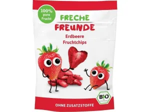 EXP: 25.01.2024 FRECHE FREUNDE BIO Chipsy ovocné Jahoda 12 g, 12m+