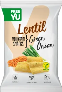 FreeYu Lentil multigrain snack Green Onion 70 g
