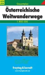 GPOEFWW Österreichische Wei Gesamtplan 1:800 000 / turistická mapa