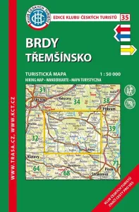 Trasa - KČT Laminovaná turistická mapa - Brdy, Třemšínsko, 7. vydání, 2020