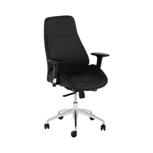 Kancelářská židle manažerské křeslo syntetická kůže chrom 150 kg - Kancelářské židle Fromm & Starck