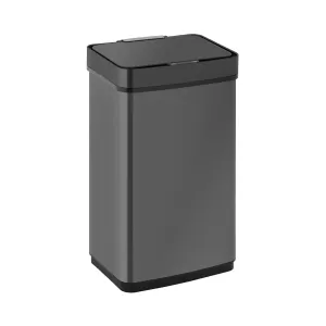 Bezdotykový odpadkový koš 60 L černý hranatý - Koše na odpadky Fromm & Starck