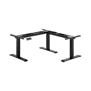Rohový rám stolu výška: 58–123 cm šířka: 90–150 cm (vlevo) / 110–190 cm (vpravo) úhel: 90 ° 150 kg - Psací stoly Fromm & Starck