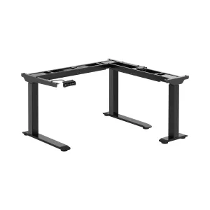 Rohový rám stolu výška: 60–125 cm šířka: 110–190 cm (vlevo) / 90–150 cm (vpravo) úhel 90 ° 150 kg - Psací stoly Fromm & Starck