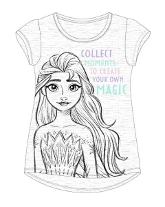 Frozen - licence Dívčí tričko - Frozen 52029453, šedý melír Barva: Šedá, Velikost: 128