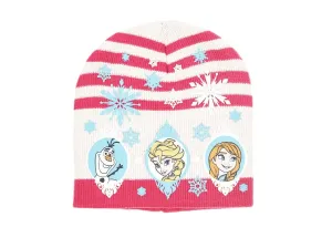 Frozen - licence Dívčí zimní čepice - Frozen PH4193, smetanová Barva: Smetanová, Velikost: velikost 52