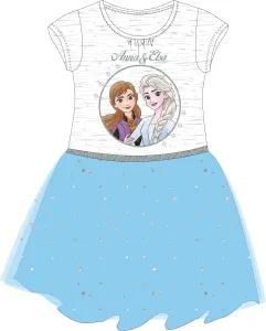 Frozen - licence Dívčí šaty - Frozen 5223A575, šedá / světle modrá Barva: Modrá, Velikost: 104