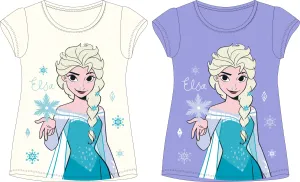Frozen - licence Dívčí tričko - Frozen 5202A587, smetanová Barva: Smetanová, Velikost: 104