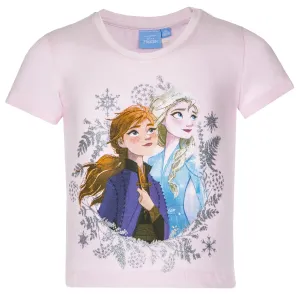 Frozen - licence Dívčí tričko - Frozen FR - 250, růžová Barva: Růžová, Velikost: 128