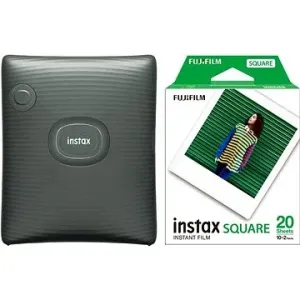 Fujifilm instax SQ Link Green + Fujifilm instax Square film 20ks fotek #5499914