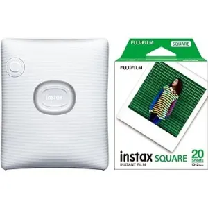 Fujifilm instax SQ Link White + Fujifilm instax Square film 20ks fotek #5499915