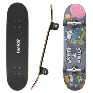 Fun pro Skate 21 Skateboard malý pro děti javorové dřevo Cool designy #761152