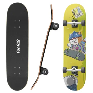 Fun pro Skate 21 Skateboard malý pro děti javorové dřevo Cool designy #761156