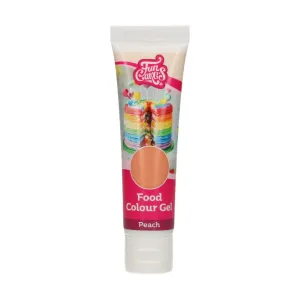 Funcakes Broskvová/Tělová gelová koncentrovaná jídla barva Peach na hmoty i čokolády 30 g #507883