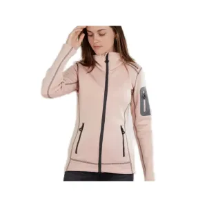 FUNDANGO-Antila Fleece Jacket-339-soft pink melange I Růžová M