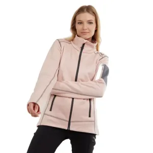 FUNDANGO-Antila Fleece Jacket-339-soft pink melange Růžová M