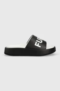 Pantofle Furla Real Fusbet dámské, černá barva, na platformě, YE20REA BX0766 P1900 #5144669