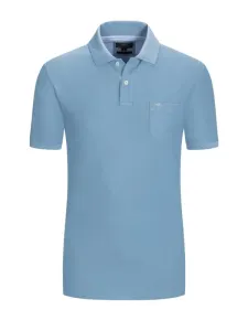 Nadměrná velikost: Fynch-Hatton, Polo tričko s náprsní kapsou, extra dlouhé Světle Modrá
