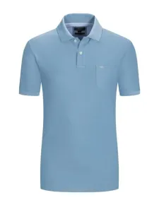 Nadměrná velikost: Fynch-Hatton, Polo tričko s náprsní kapsou, extra dlouhé Světle Modrá