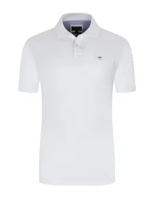 Nadměrná velikost: Fynch-Hatton, Polo tričko ze 100% bavlny, náprsní kapsa Bílá
