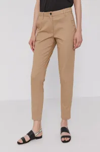 Kalhoty G-Star Raw dámské, béžová barva, střih chinos, medium waist #1952037
