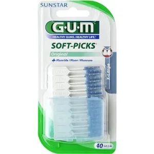 GUM Soft-Picks X-Large masážní s fluoridy, ISO 4, 40 ks