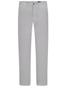 Nadměrná velikost: G1920, Manšestrové kalhoty s elastickým pasem a podílem streče Světle šedá #5451153