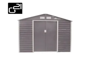 G21 Domek zahradní GAH 706, šedý 202 × 277 × 255 cm