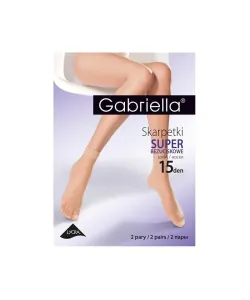 Gabriella Super 15 den A'2 2-pack Dámské netlačící ponožky, UNI, grigio/odc.szarego #2320296