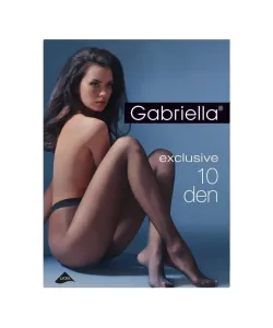 Gabriella Exclusive 10 den punčochové kalhoty, 2-S, Grafitová