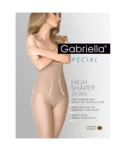 Gabriella High Shaper 718 20 den punčochové kalhoty, 4-L, melisa/odc.beżowego